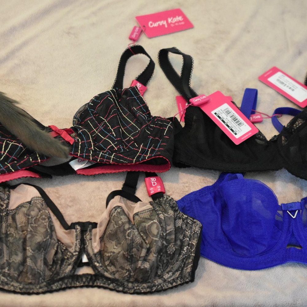 Set of FOUR Curvy Kate bras, NWT, 30D